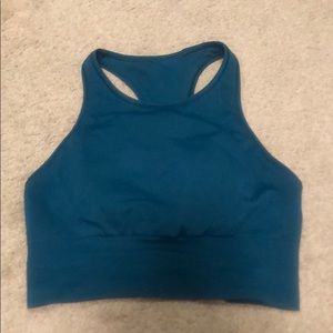 Worn once lululemon sports bra crop top size 6